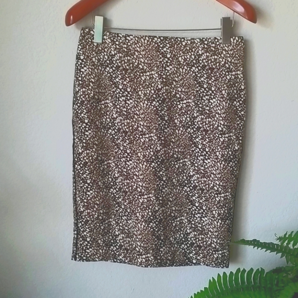 Arianna Papell printed pencil skirt